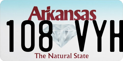 AR license plate 108VYH
