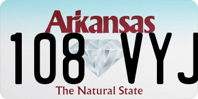 AR license plate 108VYJ