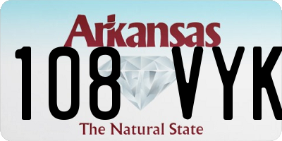 AR license plate 108VYK