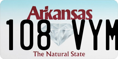 AR license plate 108VYM