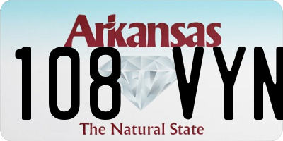 AR license plate 108VYN