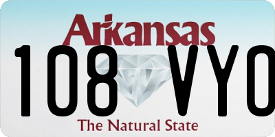 AR license plate 108VYO