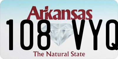 AR license plate 108VYQ
