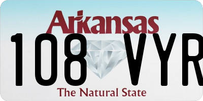 AR license plate 108VYR