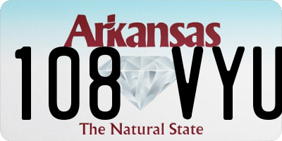 AR license plate 108VYU
