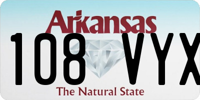 AR license plate 108VYX