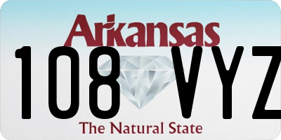 AR license plate 108VYZ