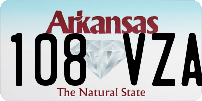 AR license plate 108VZA