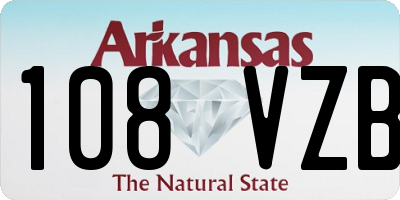AR license plate 108VZB