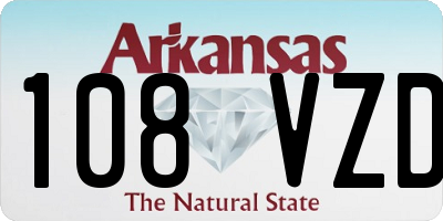 AR license plate 108VZD