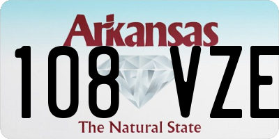 AR license plate 108VZE