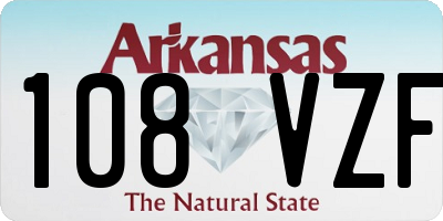 AR license plate 108VZF