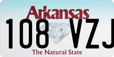AR license plate 108VZJ