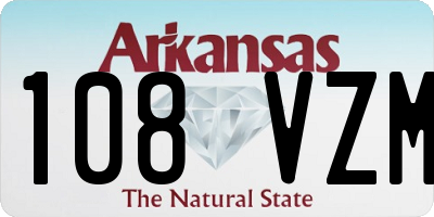 AR license plate 108VZM
