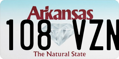 AR license plate 108VZN
