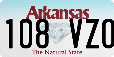 AR license plate 108VZO