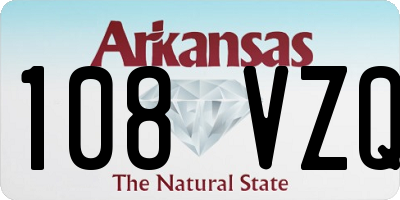 AR license plate 108VZQ