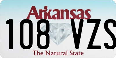 AR license plate 108VZS