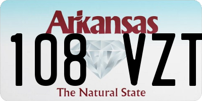 AR license plate 108VZT