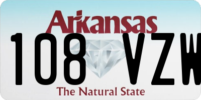 AR license plate 108VZW
