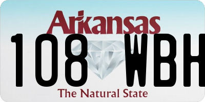 AR license plate 108WBH