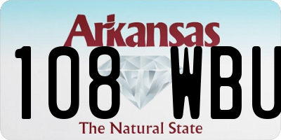 AR license plate 108WBU
