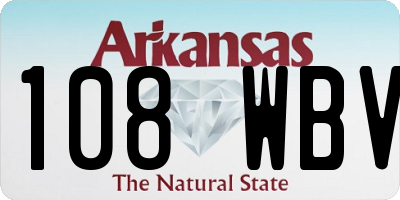 AR license plate 108WBV