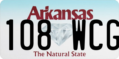 AR license plate 108WCG