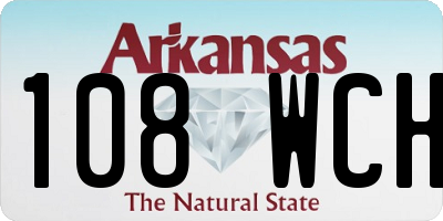 AR license plate 108WCH