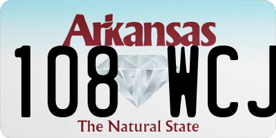 AR license plate 108WCJ