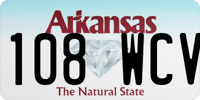 AR license plate 108WCV