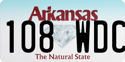 AR license plate 108WDC