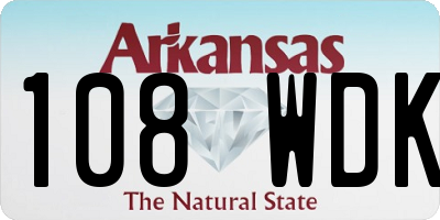 AR license plate 108WDK