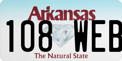 AR license plate 108WEB