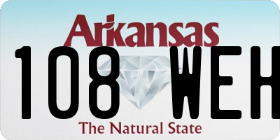 AR license plate 108WEH