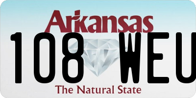 AR license plate 108WEU