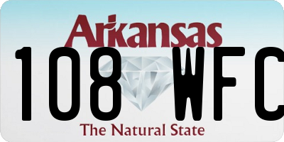 AR license plate 108WFC