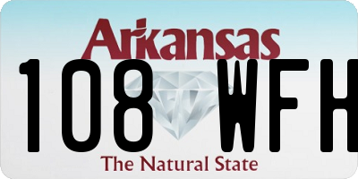 AR license plate 108WFH