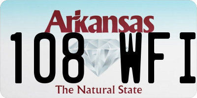 AR license plate 108WFI