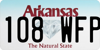 AR license plate 108WFP
