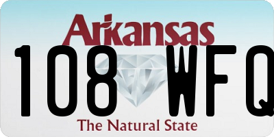 AR license plate 108WFQ