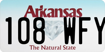 AR license plate 108WFY