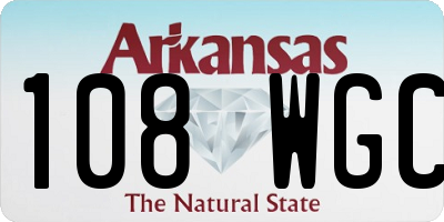 AR license plate 108WGC