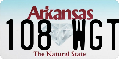AR license plate 108WGT