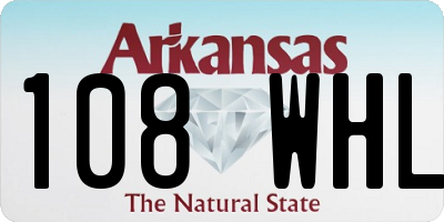 AR license plate 108WHL