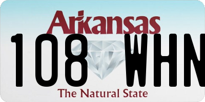 AR license plate 108WHN