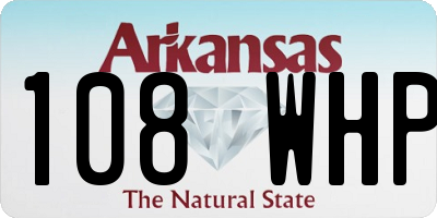 AR license plate 108WHP