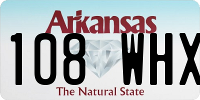 AR license plate 108WHX