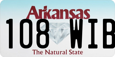 AR license plate 108WIB