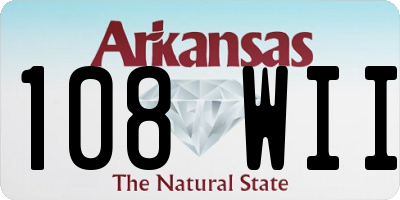 AR license plate 108WII